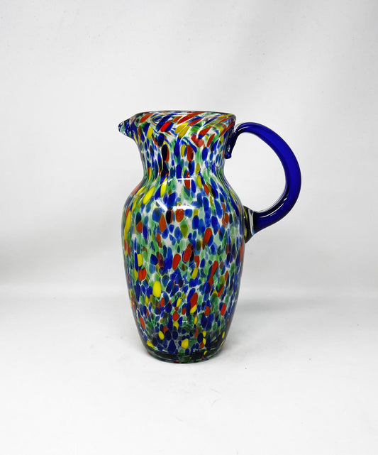 Copy of 80 oz Hand Blown Glass Pitcher - Tall Curved BYRG