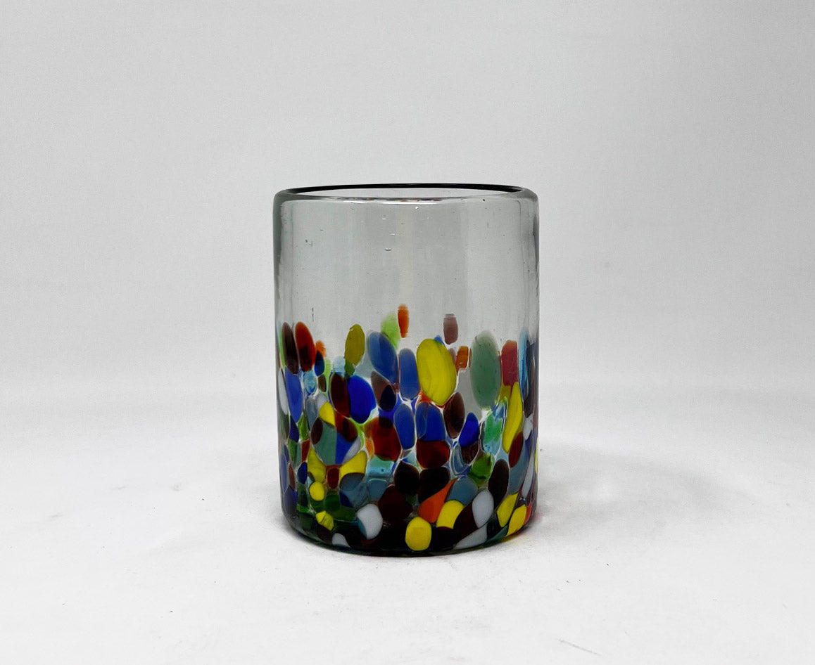 Confetti Glass Tealight Holder