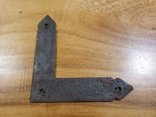 Iron L Bracket Hammered 9"x9"x2"